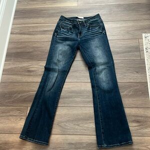 BKE Stella fit boot cut jeans 27x 31 1/2